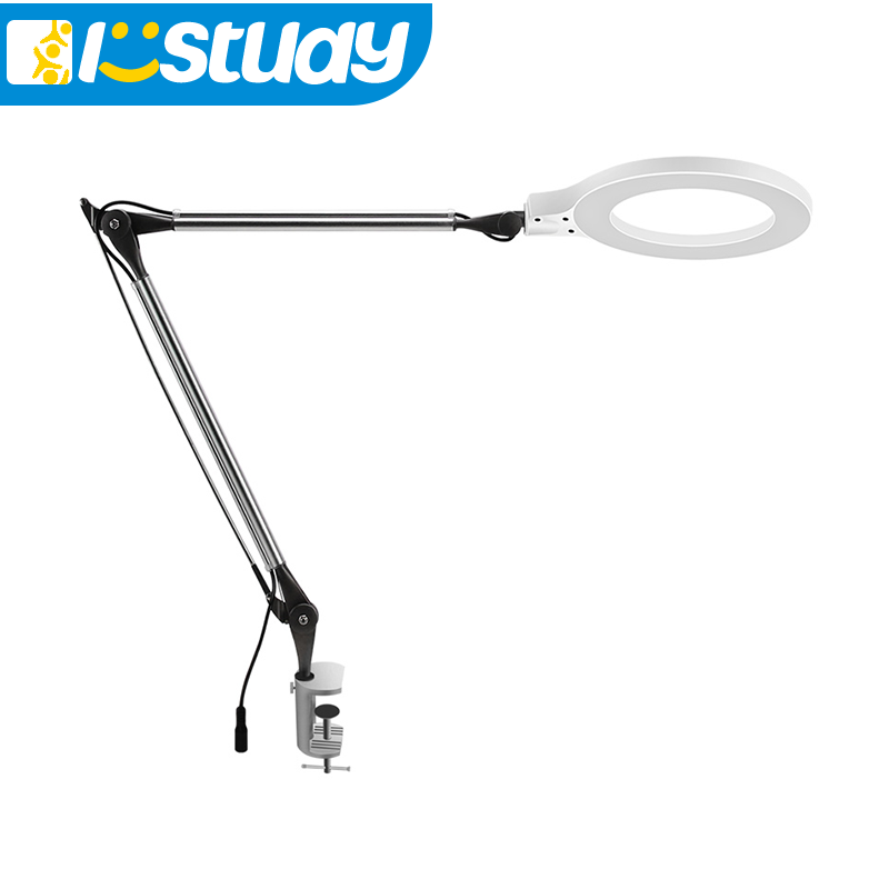 Adjustable Led Study Desk Lamp with Clamp