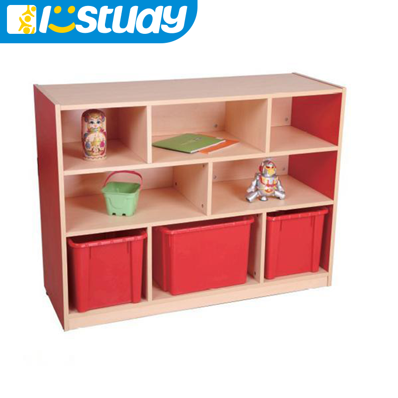 Kids 8 Compartment Classroom Storage Cabinets Unit Furniture