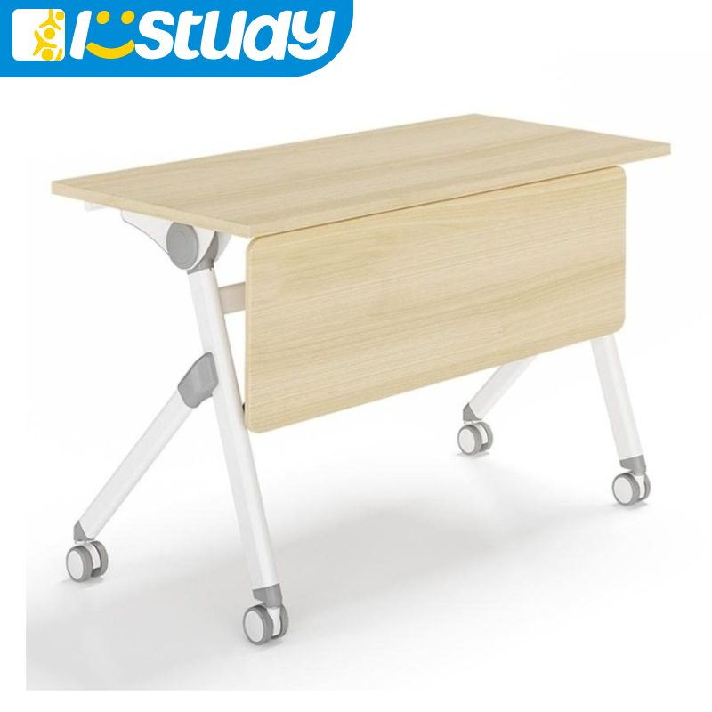 Office Furniture Meeting Room Tables, Folding Conference Room Tables with Lockable Wheels