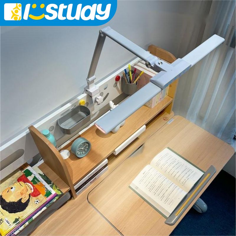 Lâmpada de mesa LED para casa de escritório, Eye-Caring Desk Light com Stepless Dimming ajustável flexível Gooseneck com braçadeira para leitura, estudo, bancada de trabalho