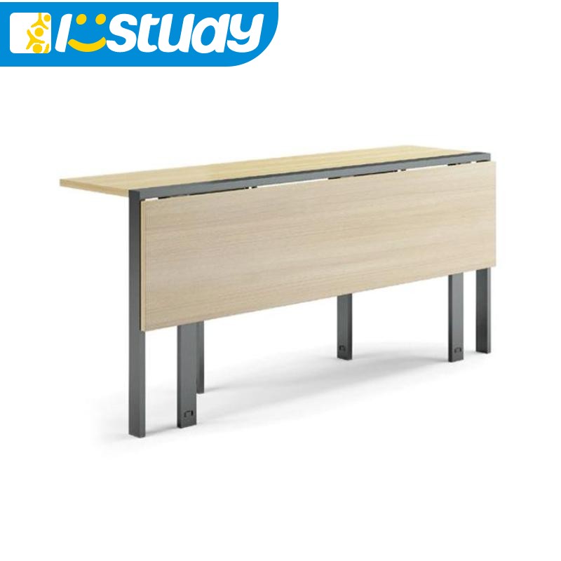 Folding Conference Room Flip Top Double Panel Table For Office Training Meeting Classroom